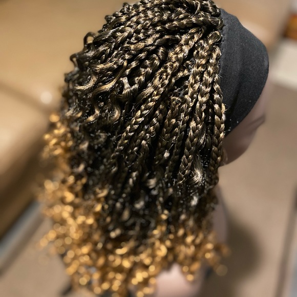 River box braid with curly ends. - Picture 3 of 7